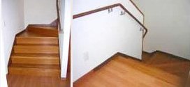 お取り付け前の階段(下階および上階部分)