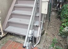 階段昇降機の設置事例：東京都豊島区／O邸