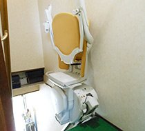 大阪府堺市/K邸 <p>屋内まっすぐ階段</p>の事例