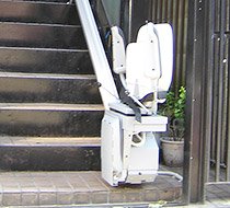 東京都大田区／M邸　<p>屋外まっすぐ階段</p>の事例